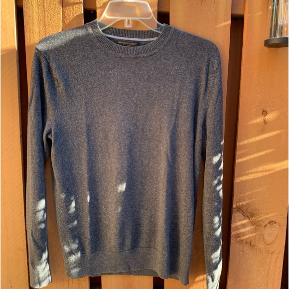 BANANA REPUBLIC.Long Sleeve,Dark Slate Gray Lightweight Sweater.Silk/Lin… - Picture 2 of 8